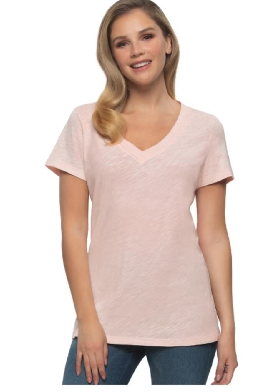 Felina - Women's Slub Jersey V-Neck Tunic